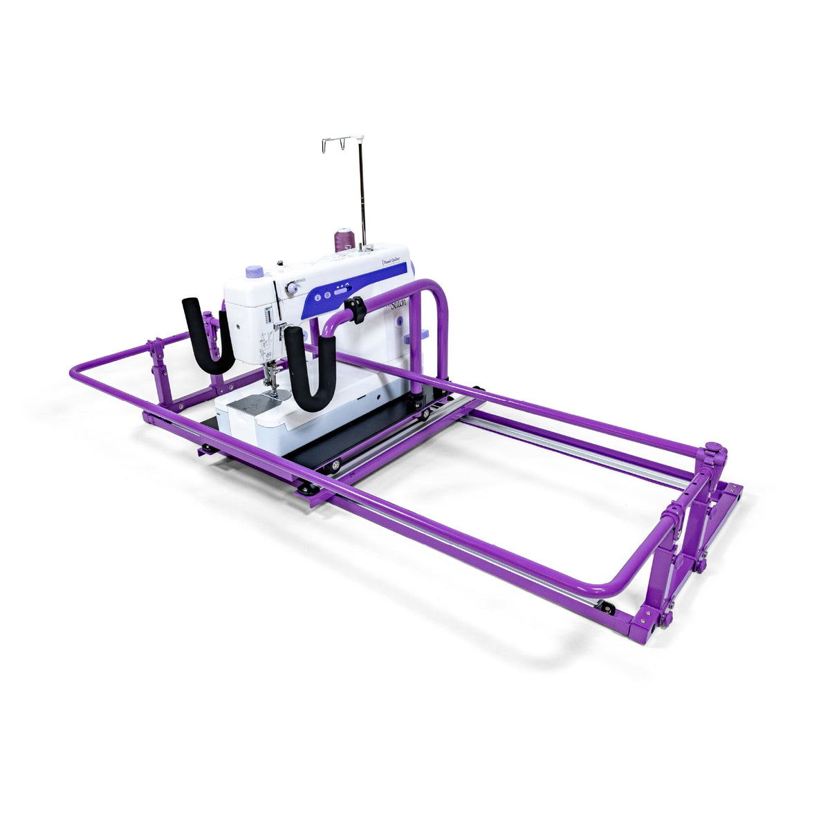 A purple FreeWay Frame on a white background