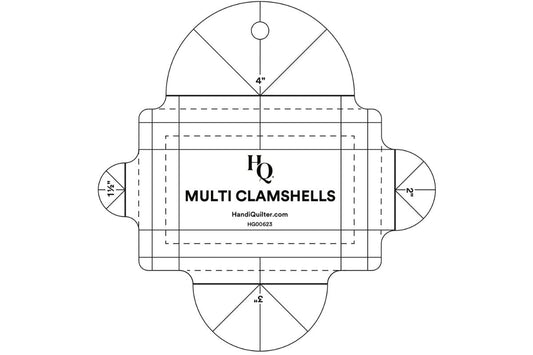 Multi Clamshells Ruler